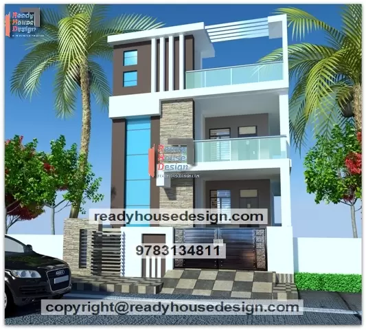 25×60-ft-front-elevation-design-for-small-house-double-floor-plan