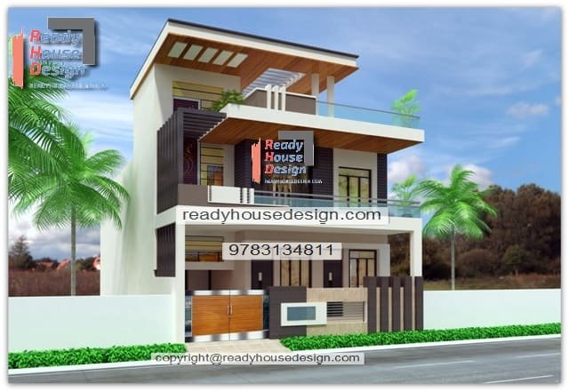 28×45-ft-simple-house-design-in-india-double-floor-plan-elevation