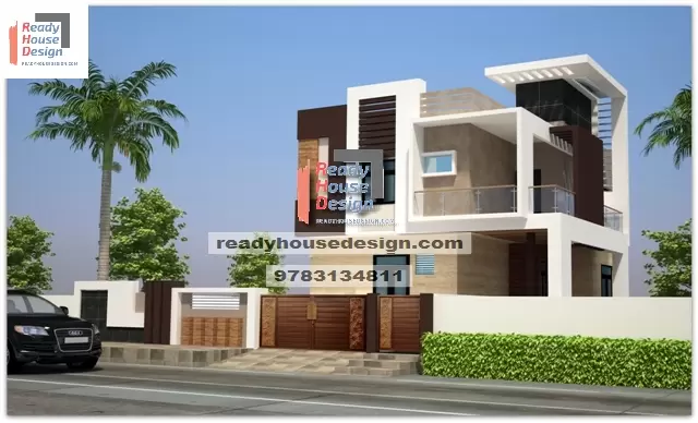 30×40 ft simple house design two floor elevation