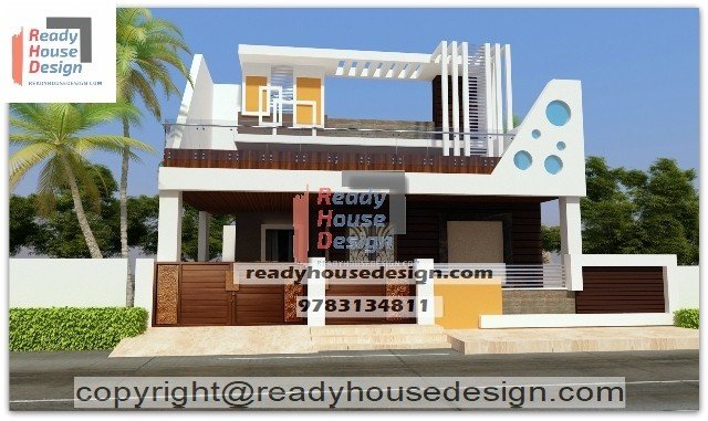 single floor home design exterior