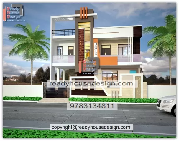 35×50-ft-indian-house-front-elevation-design-photo-double-story-plan
