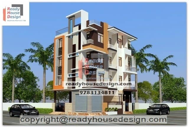34×40-ft-house-design-front-multiple-story-home- plan-and-elevation