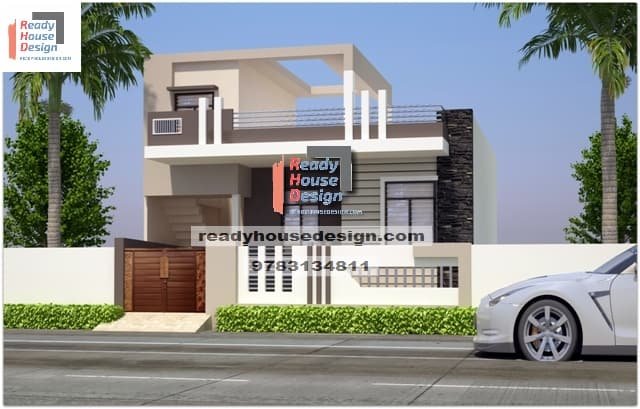 35×30 ft ground floor simple house front design