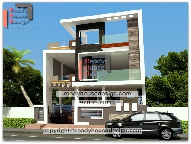 Contemporary low cost normal house front elevation designs