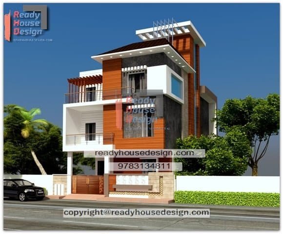 triple floor home elevation designer