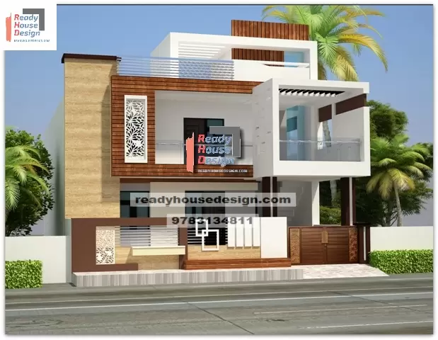 39×69 ft normal house design with two stroy elevation