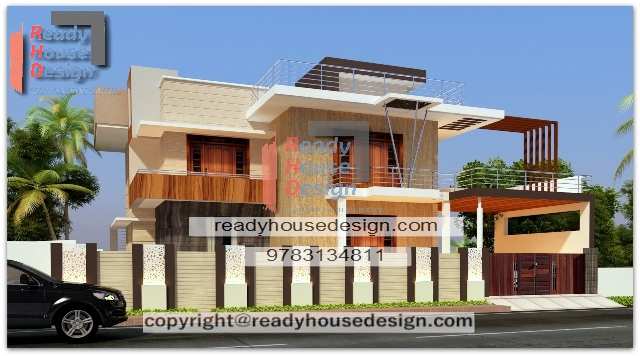 Double floor 3d elevation design 2026 - Ready House Design