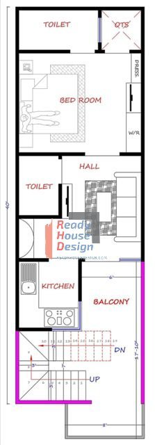 13 40 House Plan East Facing