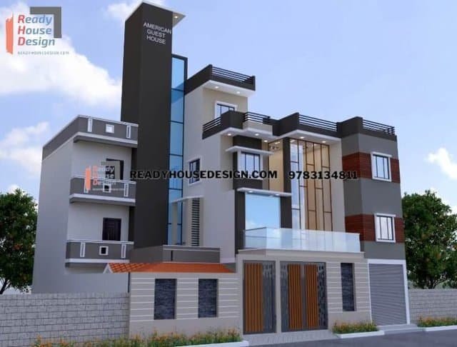 design exterior for guest house