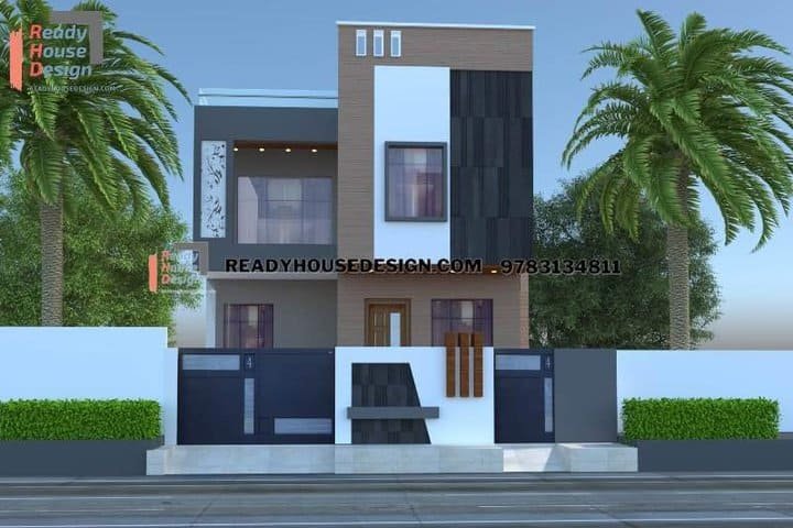 front design of a small house