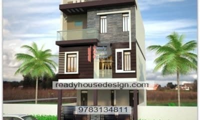 23×40-ft-design-of-simple-house-triple-story-plan-elevation