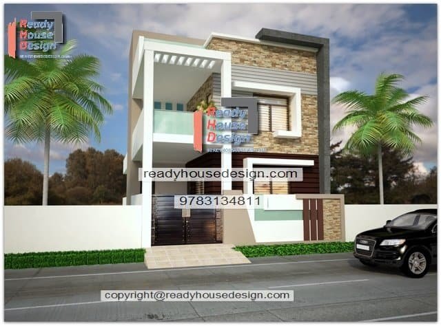27×50-ft-indian-house-front-elevation-design-photo-two-floor-plan