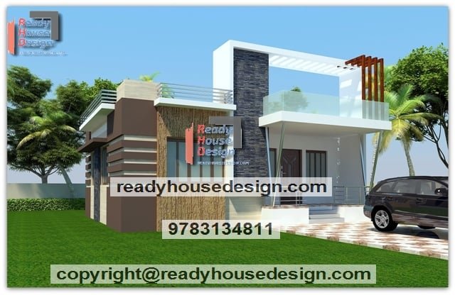 Single Floor House Front Elevation