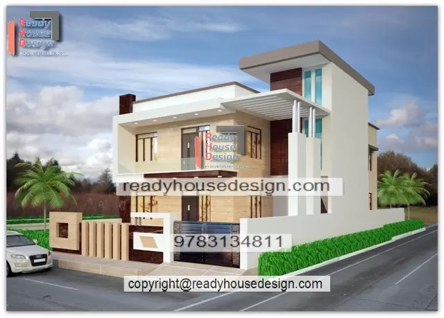 39×89-ft-best-modern-house-design-double-floor-plan-elevation