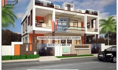 40×40-ft-modern-house-design-picture-gallery-double-floor-plan-elevation