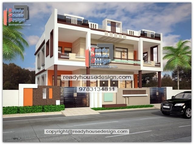 40×40-ft-modern-house-design-picture-gallery-double-floor-plan-elevation