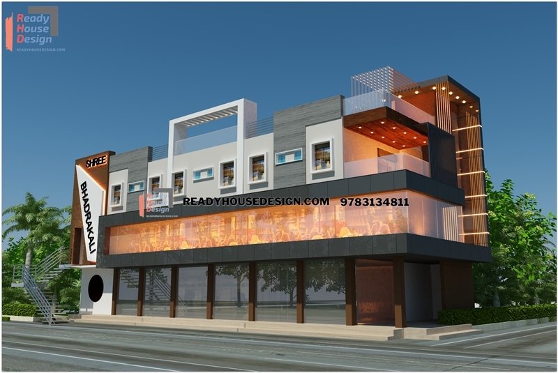 Restaurant elevation design